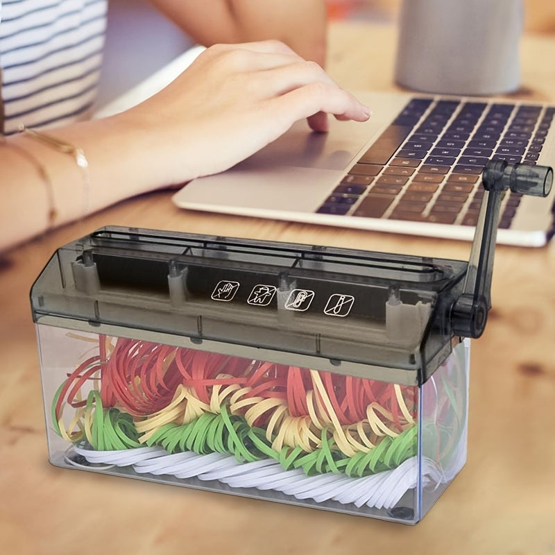 Portable A4 Manual Shredder Desktop Cutter for Home Office Documents - Image 3