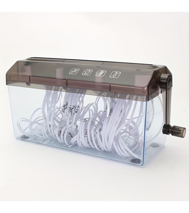 Portable A4 Manual Shredder Desktop Cutter for Home Office Documents - Image 1