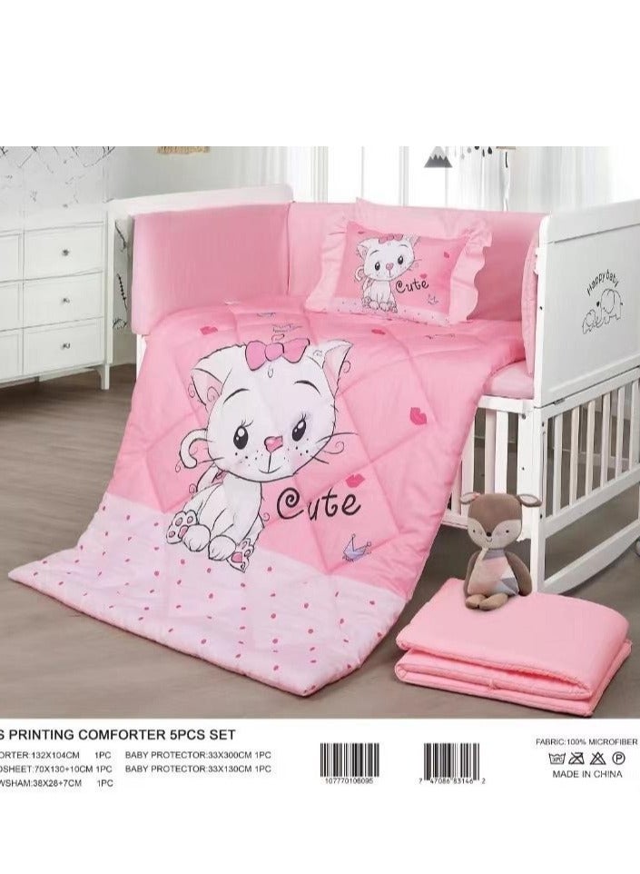 Children's bed railing mattress, 5 pieces, summer, to give your child comfort