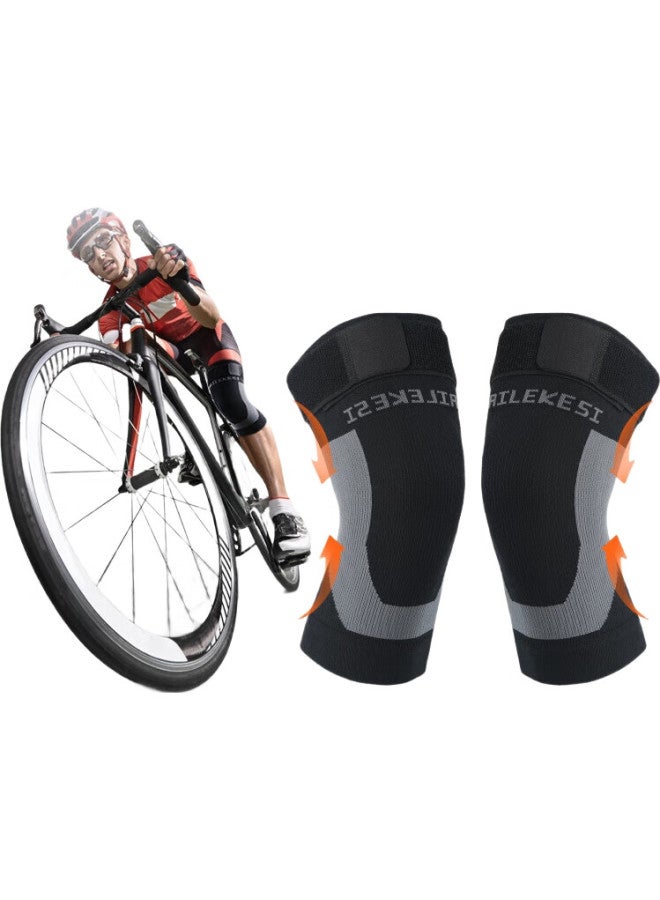 NAILEKESI N Nailekesi Sports Knee Pads, Cycling Windproof And Anti-Fall, Road Bike-Specific, For Men, Running Meniscus Knee Joint Protector, Summer Use - Image 1