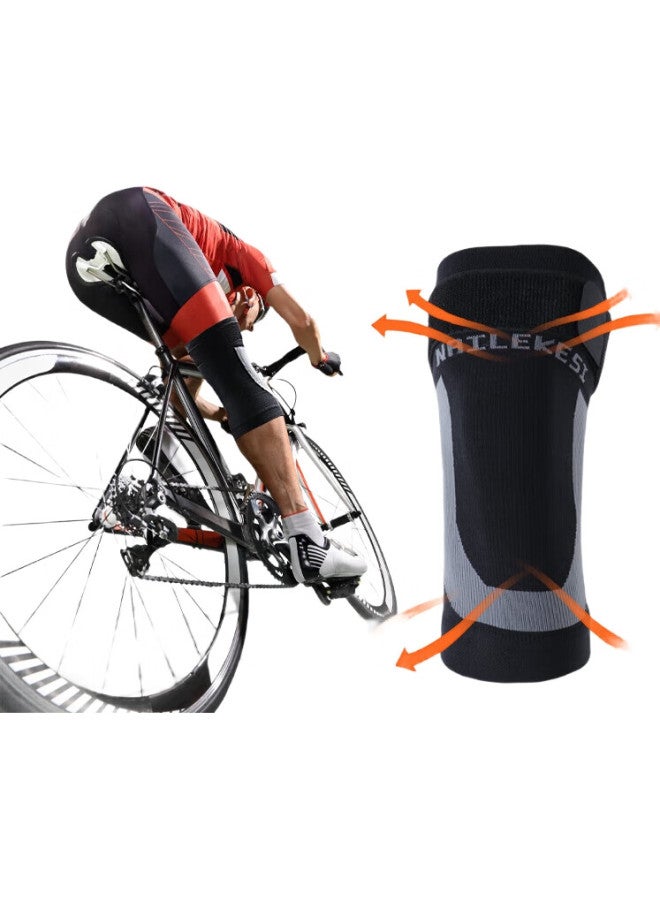 NAILEKESI N Nailekesi Sports Knee Pads, Cycling Windproof And Anti-Fall, Road Bike-Specific, For Men, Running Meniscus Knee Joint Protector, Summer Use - Image 2