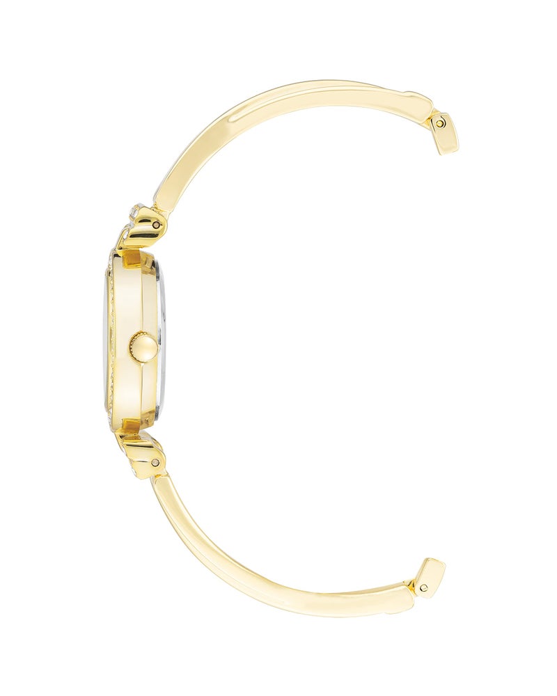 Anne Klein Women's Premium Crystal Accented Bangle Watch and Bracelet Set, AK/2238 - Image 2