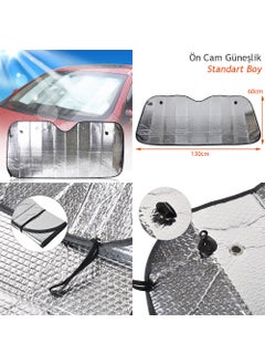 Carub Standard Size Windshield Curtain Sunshade Balloon Nickel  - Image 2