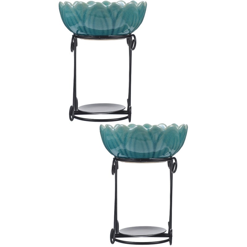 2pcs Incense Iron Art Aromatherapy Stove Home Incense - Image 1