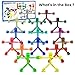 BBnote 15PCS Magnetic Figures Toys for Kids Fidget Travel Toy for Boys Girls Ages 3 Year Old Magnet Figure for Toddlers Christmas Stocking Stuffers and Easter Gifts for Kid Adults - Image 4