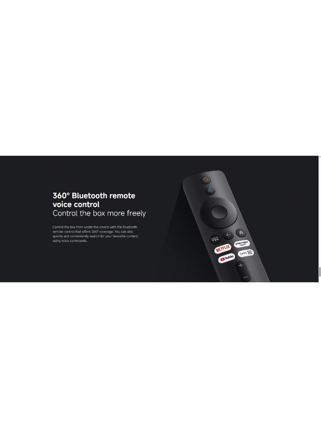 Xiaomi Renewed - TV Box S 3rd Generation, 4K UHD image quality, Dolby Vision Cinema-grade visuals, Dolby Atmos & DTS X Premium cinematic audio, 6nm High-performance Platform | PFJ4191EU / MDZ-32-AA black - Image 2