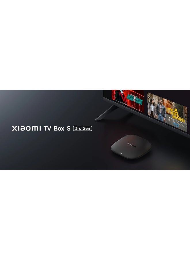 Xiaomi Renewed - TV Box S 3rd Generation, 4K UHD image quality, Dolby Vision Cinema-grade visuals, Dolby Atmos & DTS X Premium cinematic audio, 6nm High-performance Platform | PFJ4191EU / MDZ-32-AA black - Image 5