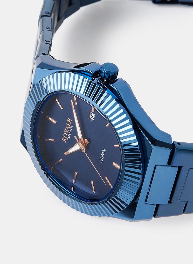 Royale Executive Men's Classic Watch W/ Date - Image 3