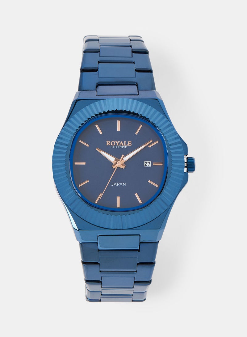 Royale Executive Men's Classic Watch W/ Date - Image 1