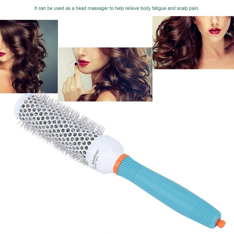 cheekyglo Hairdressing Comb Aluminum Tube Roller Comb Round Hairdressing Comb Hair Styling Comb Hairstyle Tool for Blow Drying, Curling, Straightening Hair Dryer and Styler(32)32 - Image 5