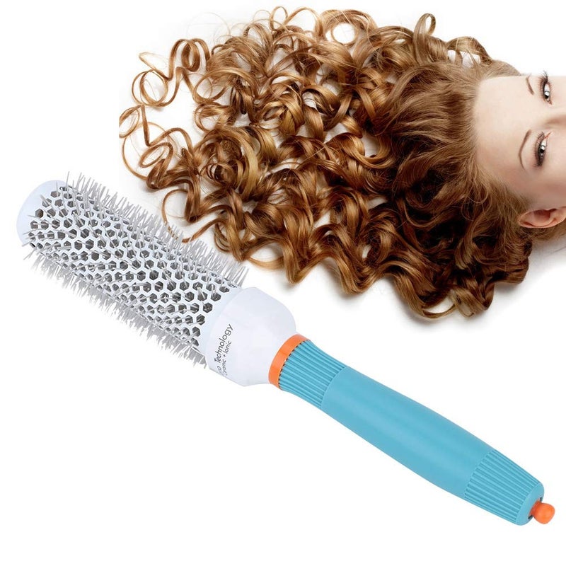 cheekyglo Hairdressing Comb Aluminum Tube Roller Comb Round Hairdressing Comb Hair Styling Comb Hairstyle Tool for Blow Drying, Curling, Straightening Hair Dryer and Styler(32)32 - Image 3