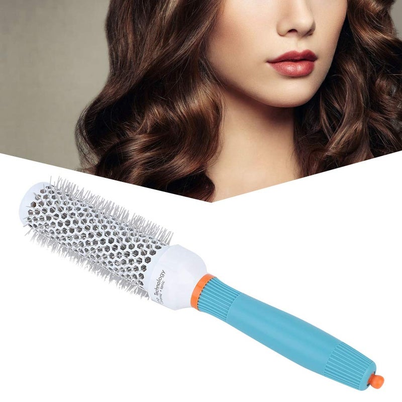cheekyglo Hairdressing Comb Aluminum Tube Roller Comb Round Hairdressing Comb Hair Styling Comb Hairstyle Tool for Blow Drying, Curling, Straightening Hair Dryer and Styler(32)32 - Image 1