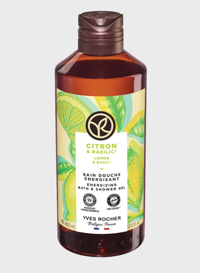 Yves Rocher Bath And Shower Gel Lemon 400Ml Bottle