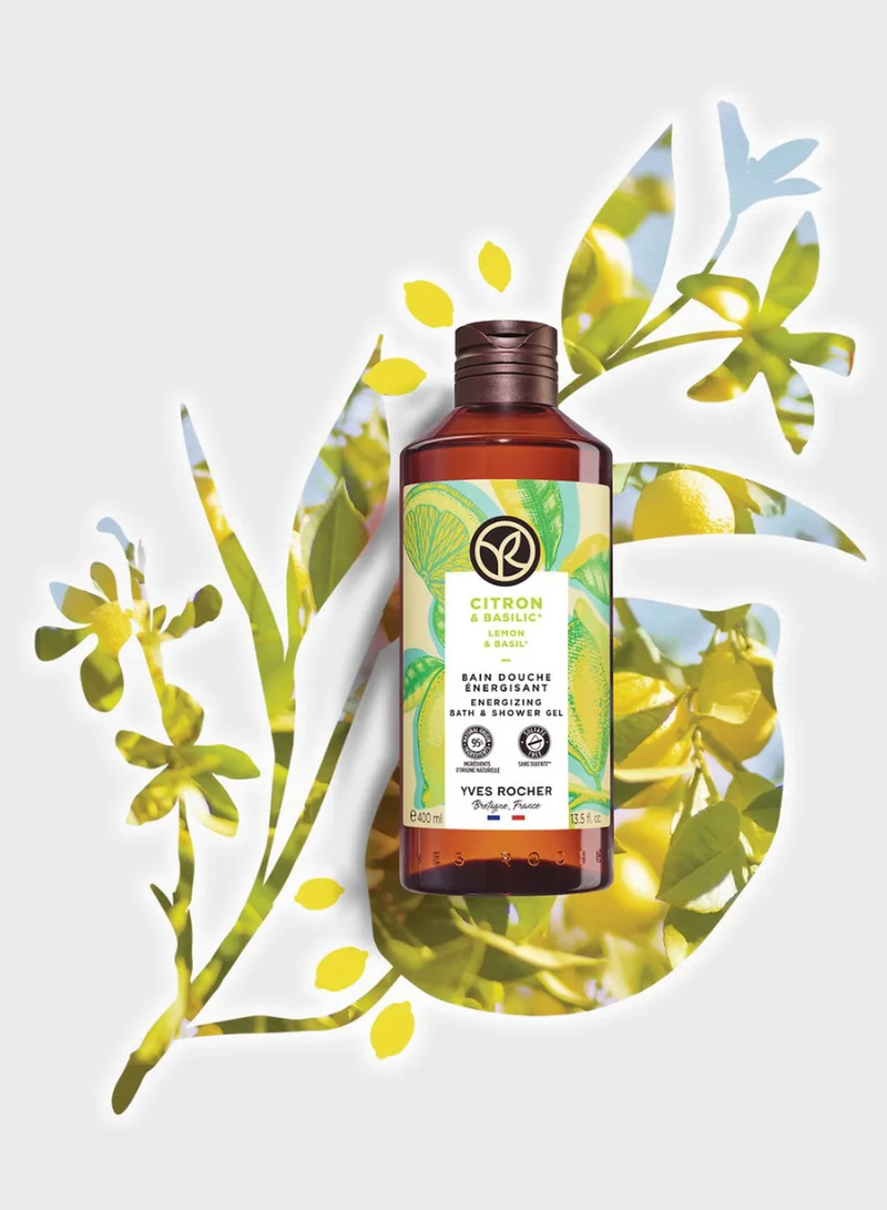 Yves Rocher Bath And Shower Gel Lemon 400Ml Bottle