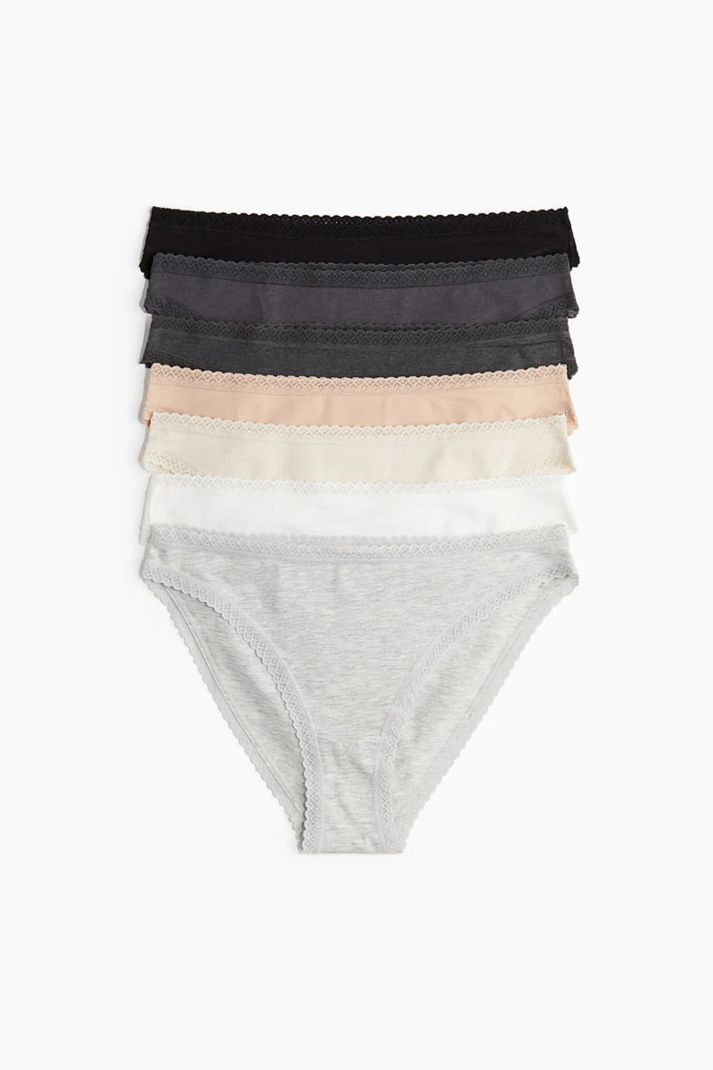 H&M 7-pack cotton jersey bikini briefs