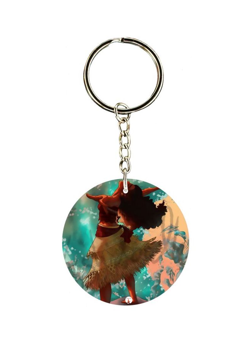 RKN Moana Printed Double Sided Keychain