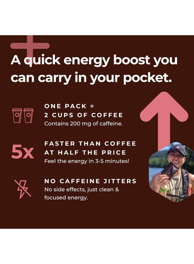 SGC Highest Concentration 100mg Caffeine per Gummy, 2 Gummies per Pack, 6-Pack Mocca Shots Sugar-Free Strawberry Plant-Based nootropic Instant Energy with Ginkgo biloba, Theobromine. - Image 2