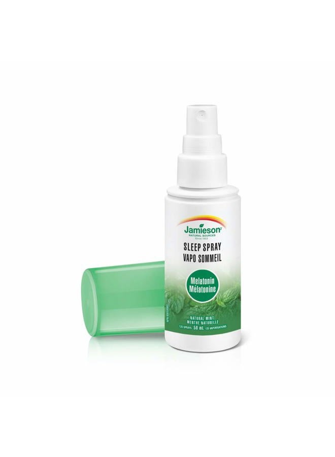 Jamieson Melatonin Sleep Spray- Natural Mint Flavour, 58ml - Image 3