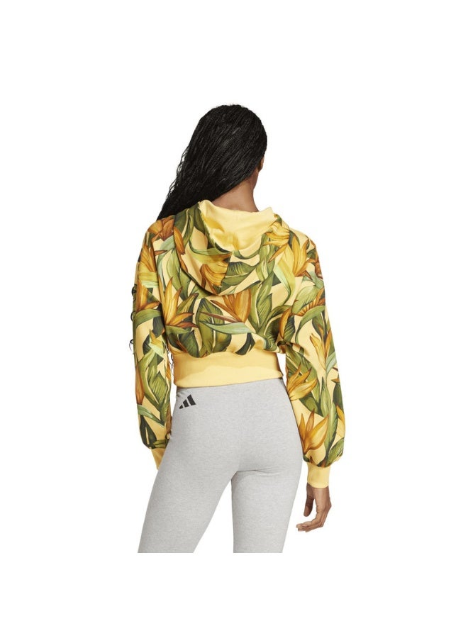 Adidas adidas FARM HOODIE Orange Training SWEATSHIRTS for Women - 2XS - Image 3
