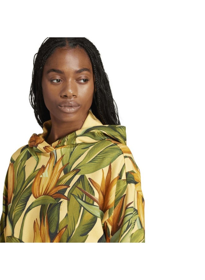 Adidas adidas FARM HOODIE Orange Training SWEATSHIRTS for Women - 2XS - Image 2