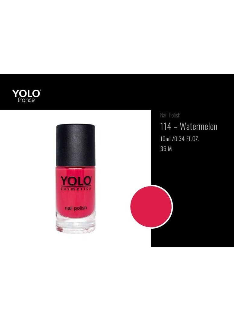 YOLO Nail Polish Watermelon 10 ml (114) - Image 1