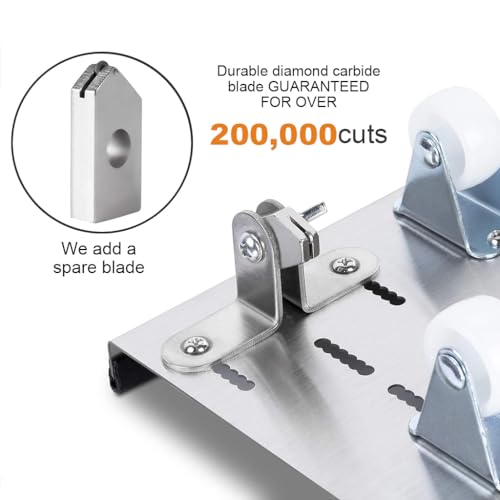 Serplex® 12Pcs Glass Bottle Cutter Tool Kit for DIY Craft, Stainless Steel Glass Cutting Device with Adjustable Design, DIY Glass Cutter for Bottles, Beer & Wine Bottle Cutter Tool for Round Bottle - Image 3