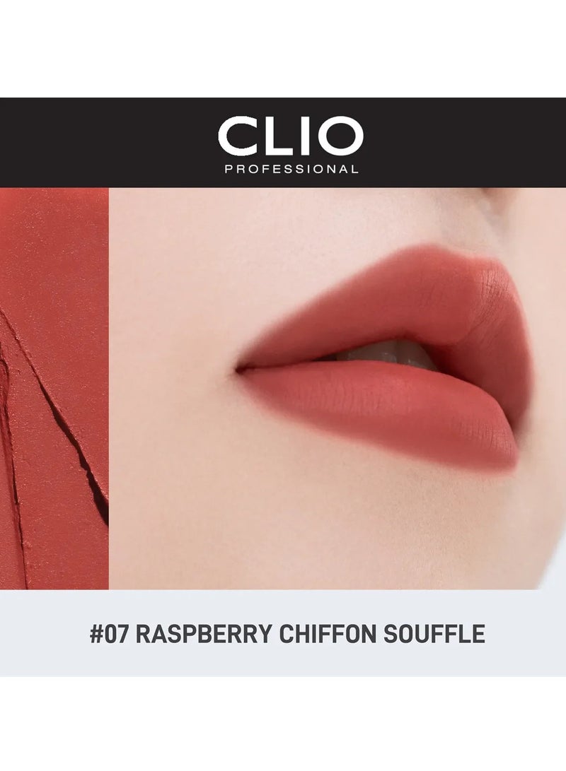 CLIO Chiffon Mood Lipstick -07 Raspberry Chiffon Souffle - Image 2