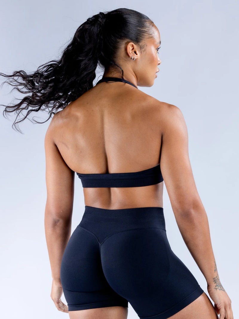 Sports Bra Yoga Women'S Seamless Dfyne Flat Replacement Fully Matte High Elastic Halter Bra Without Rims - Image 4