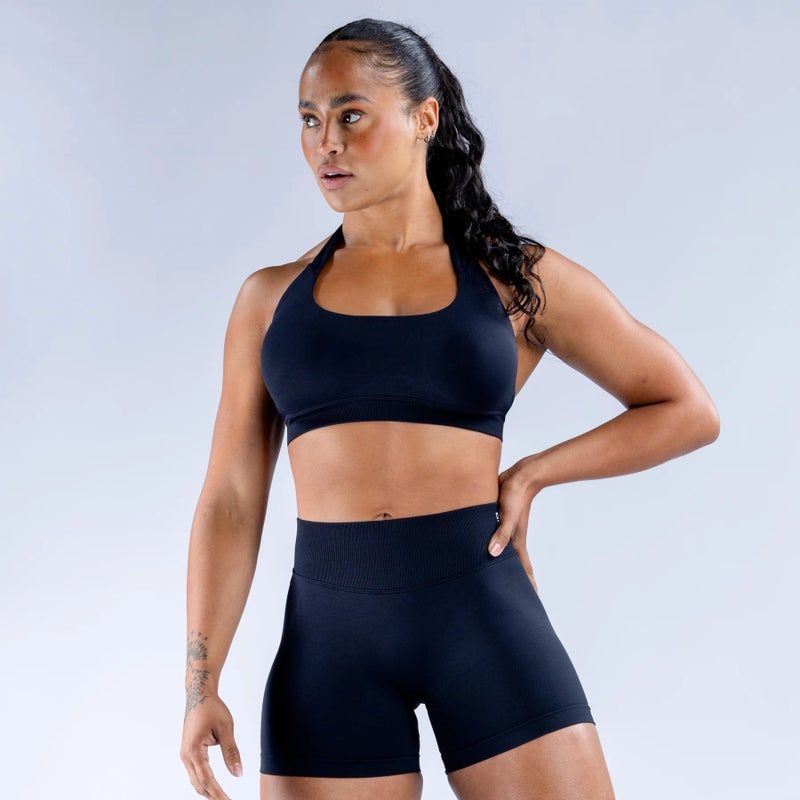 Sports Bra Yoga Women'S Seamless Dfyne Flat Replacement Fully Matte High Elastic Halter Bra Without Rims - Image 1