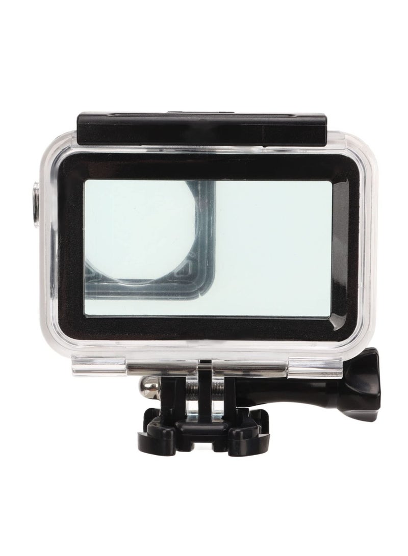 Action Camera Waterproof Case 45m/147FT Underwater Protective Housing Shell w/Touchable Rear Cover Compatible with DJI OSMO ACTION 3 Sports Camera Photography Diving Accessories - Image 2