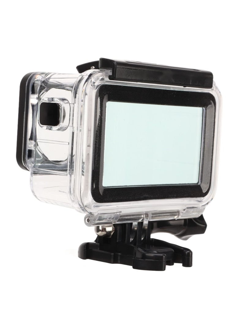 Action Camera Waterproof Case 45m/147FT Underwater Protective Housing Shell w/Touchable Rear Cover Compatible with DJI OSMO ACTION 3 Sports Camera Photography Diving Accessories - Image 3