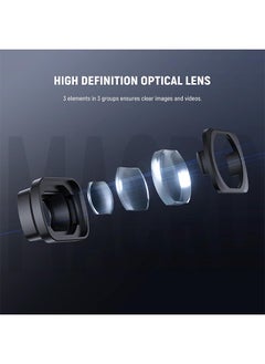Neewer NEEWER 2X Macro Lens for Pocket 3, Magnetic Close Up Macro Photography Lens, 3 Elements in 3 Groups Multicoated HD Optical Glass, Compatible with DJI Osmo Pocket 3, Do Not Stack Filters, LS-64  - Image 4