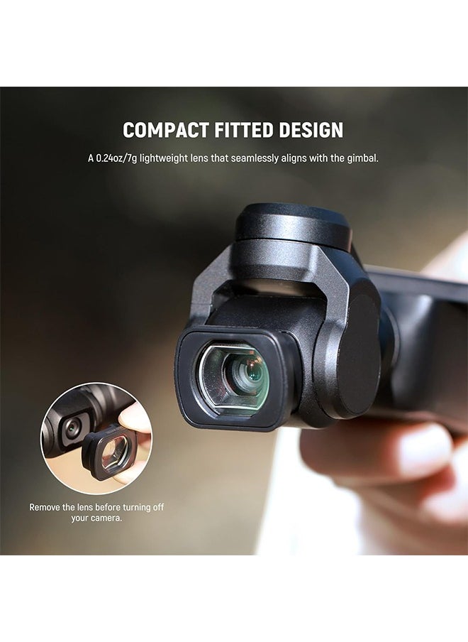 Neewer - NEEWER 2X Macro Lens for Pocket 3, Magnetic Close Up Macro Photography Lens, 3 Elements in 3 Groups Multicoated HD Optical Glass, Compatible with DJI Osmo Pocket 3, Do Not Stack Filters, LS-64 - Image 1