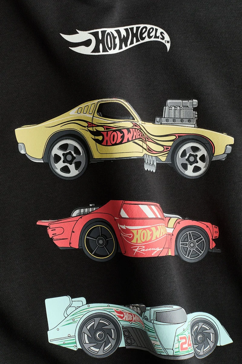 اتش اند ام طقم سويت شيرت مزين بطبعة - عبوة من قطعتين