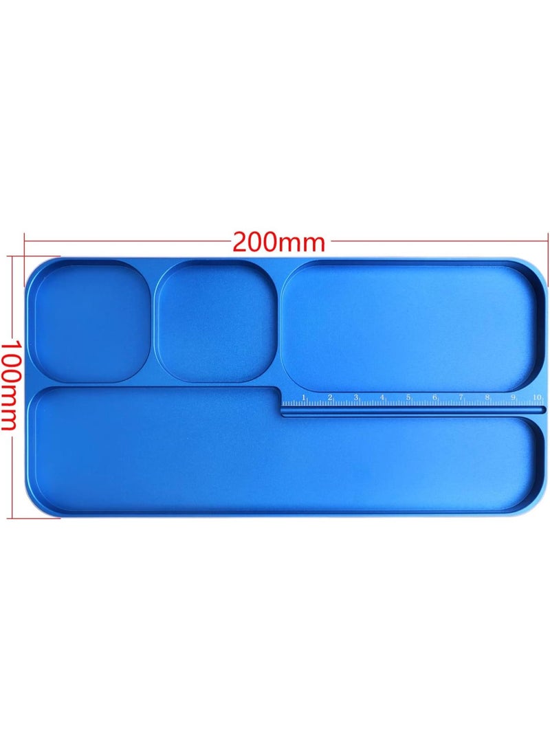 GGOOT RC Screw Tray RC Repair Tool Kit Screws Hardware Fastener Tray, 17mm Hex Wheel Wrench Small Cross Hex Wrench for 1/8 1/10 1/12 1/16 1/18 1/24 Scale RC Cars Truck Crawler  - Image 2