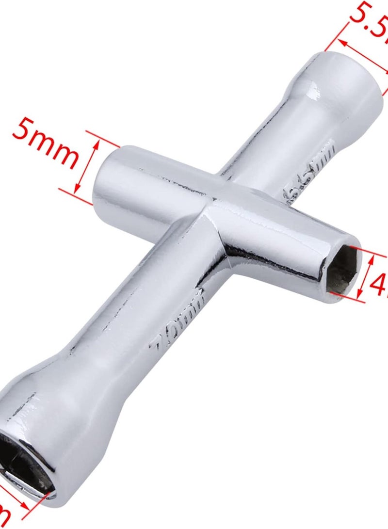 GGOOT RC Screw Tray RC Repair Tool Kit Screws Hardware Fastener Tray, 17mm Hex Wheel Wrench Small Cross Hex Wrench for 1/8 1/10 1/12 1/16 1/18 1/24 Scale RC Cars Truck Crawler  - Image 4