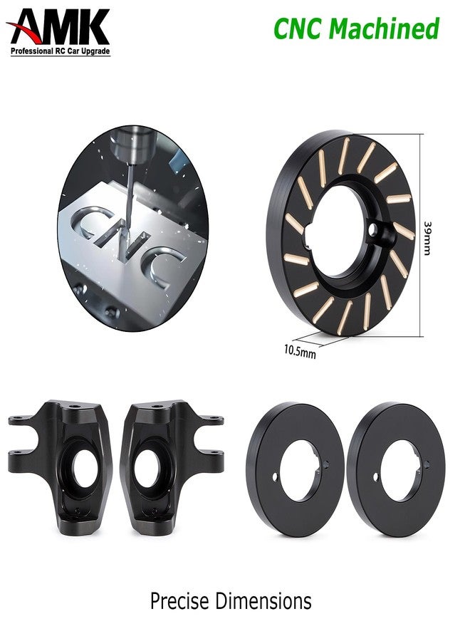 AMK مجموعة أوزان نحاسية 440 جرام SCX10 II غطاء تفاضلي مفاصل توجيه C Hub روابط تثبيت قفل مع أوزان عجلات لسيارة 1/10 RC كراولر AR44 Axial SCX10 ترقيات - Image 4