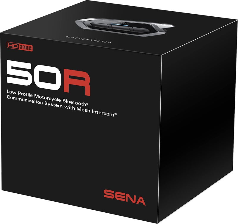 Sena 50R-01 Bluetooth Single Headset Kit for Motorcycles (1 Headset), 50R-01 - Image 2