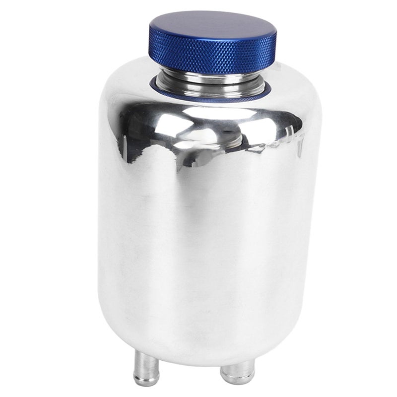 Tbest Power Steering Fluid Reservoir BottlePower Steering Fluid Reservoir Aluminium Leakage Steering Pump Fluid Storage Can Replacement for S - Image 2