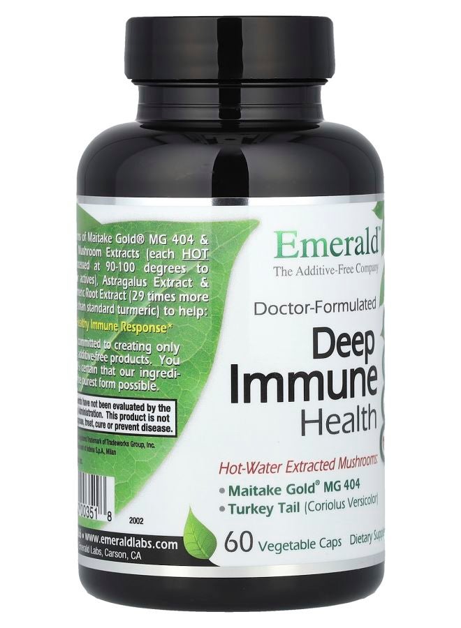 Emerald Laboratories Deep Immune Health 60 Vegetable Caps - Image 2