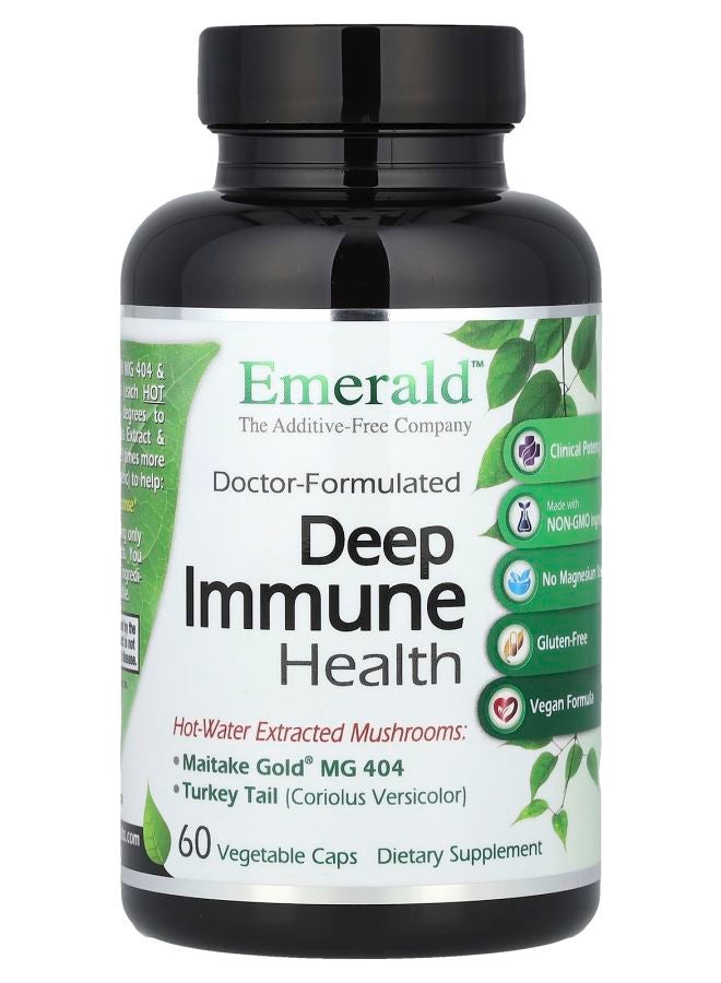 Emerald Laboratories Deep Immune Health 60 Vegetable Caps - Image 1
