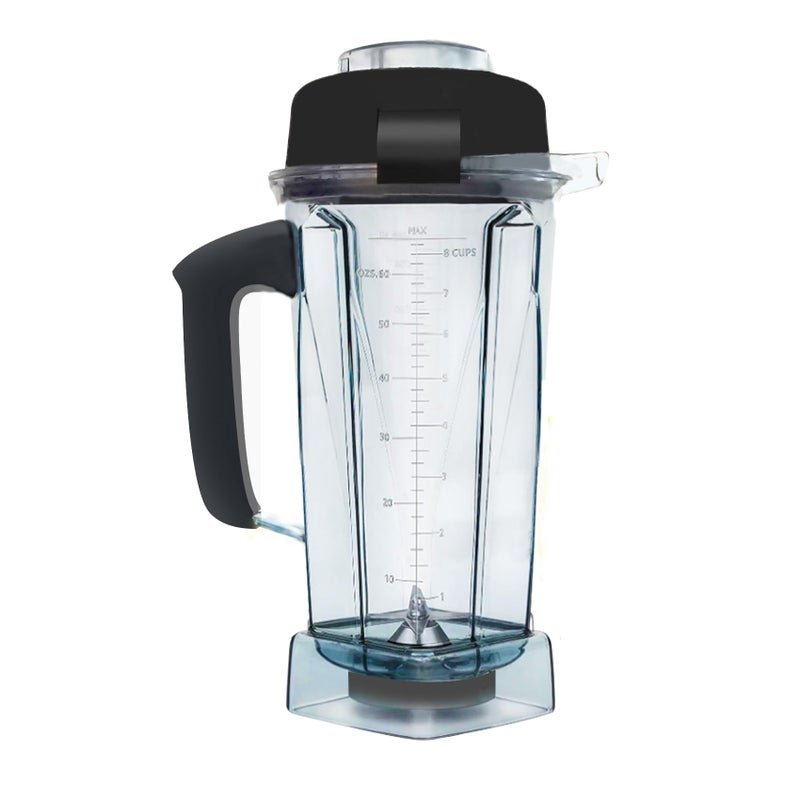 Bxmgr Blender Pitcher 64oz, Compatible with 5200 5000 5300 6300 VM0101 VM0103 VM0197 Classic/Commercial Series, Blender Container Jar Cup,Updated Prevents Rust and Leaks,10 Years Warranty - Image 1