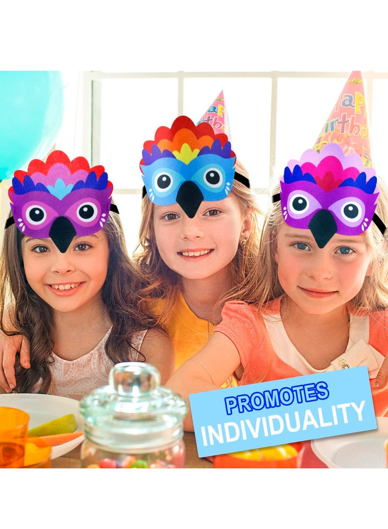 SOLARAE Bird Costume Eagle Wings for Kids and Headband Parrot Owl Dress Up Costumes Girls Boys Favors Gifts Toys Dress-Up Party - Image 2