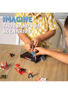 ToyVelt Ring Playset With 32-Piece Wrestling Action Figures For Boys 8-12 Playset, Comes With Wrestling Ring, Realistic Action Figures  - Image 5
