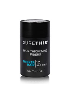 SureThik SURETHIK Building Hair Fibers to Conceal Thinning Hair, 100% Organic Keratin for Instantly Fuller Looking Hair, for Men & Women, Grey, 15g 