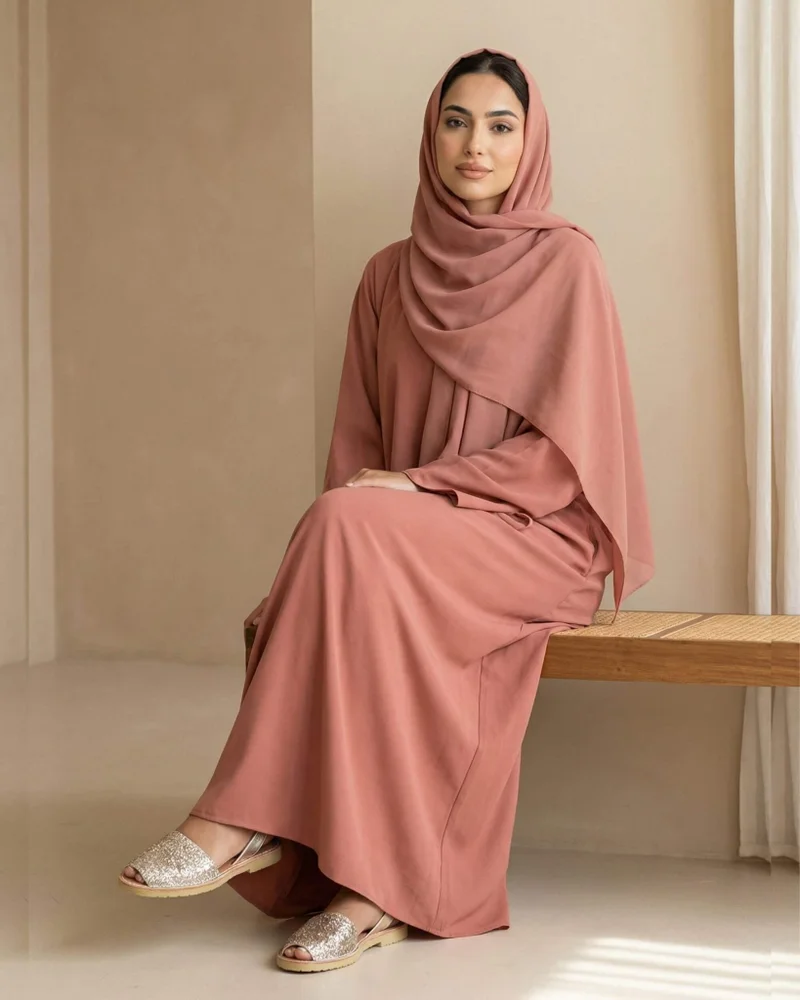 Shoeq Champagne Glitter Classic Avarca for Women | Best Price UAE