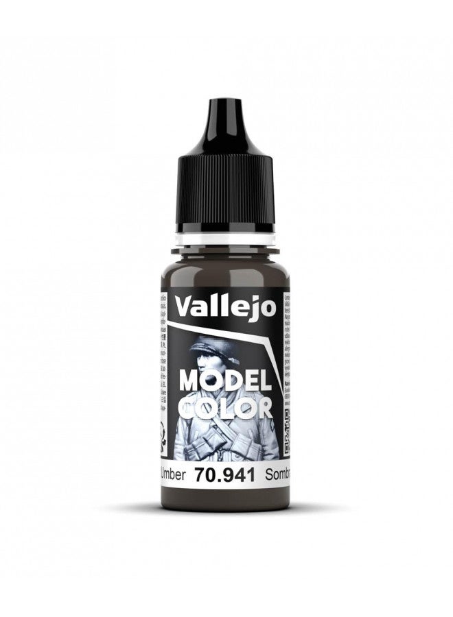 Vallejo Burnt Umber Model Color Paint, 17ml - Image 1