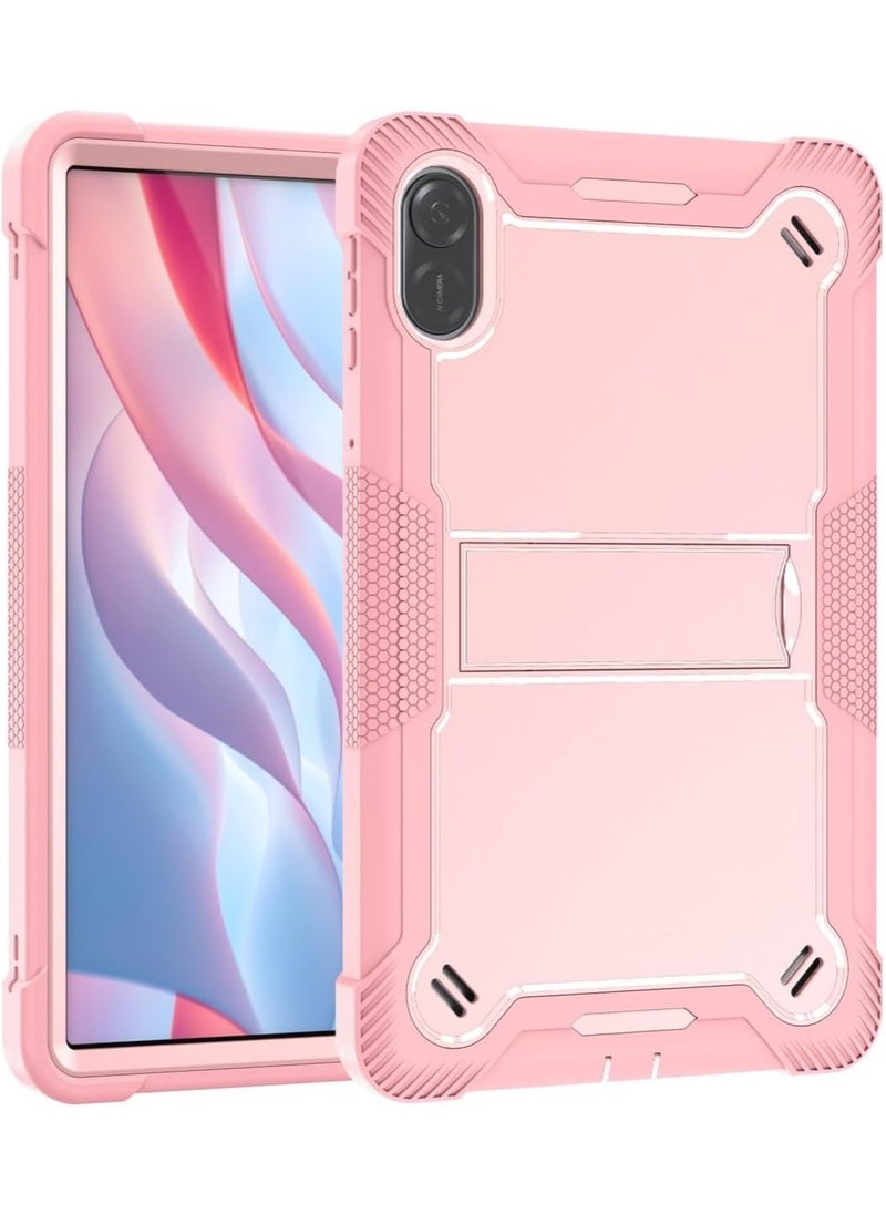 VKL جراب واقٍ لجهاز Honor Pad X9 مقاس 11.5 بوصة مع حامل مدمج، غطاء واقٍ هجين متين مقاوم للصدمات، لجهاز Huawei Honor Pad X9 موديل 2023 (ذهبي وردي)  - Image 1