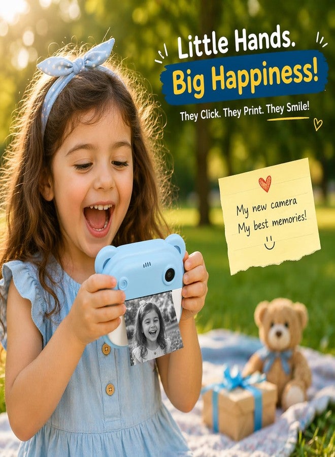 Casaquin A2 Kids Instant Print Camera for Boys & Girls | HD Photo + Video | Thermal Printing Camera Toy | Selfie, Games, Rechargeable | Multicolor, Compact - Image 4