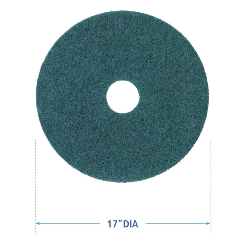 Boardwalk HeavyDuty Scrubbing Floor Pads 17 Diameter Green 5Carton - Image 2